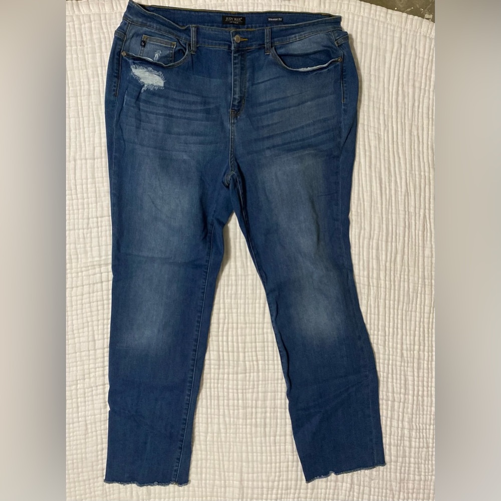 EUC Judy Blue Distressed Denim Jeans Size 20W